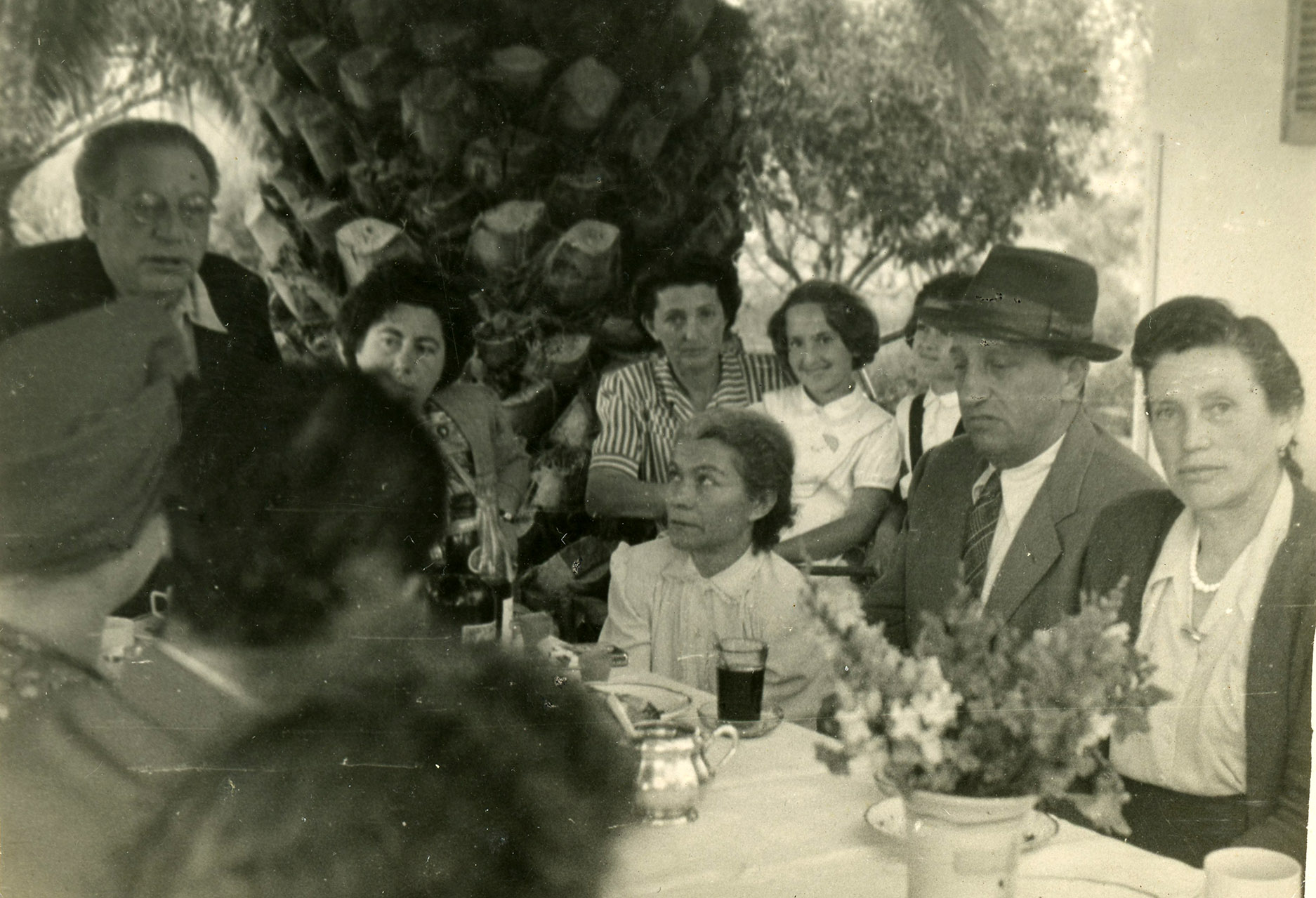  (on left) Dr. Richard Strauss the founder of Strauss Dairy.  