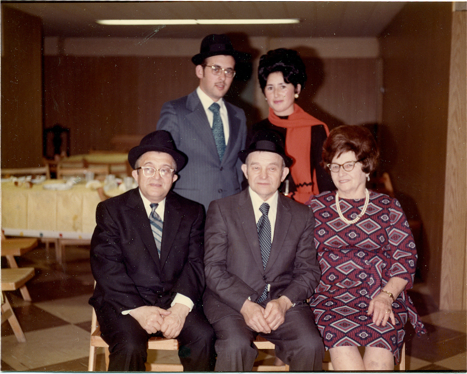  Parents with Uncle Shiku with his son Ben Zion and wife Yaffa 